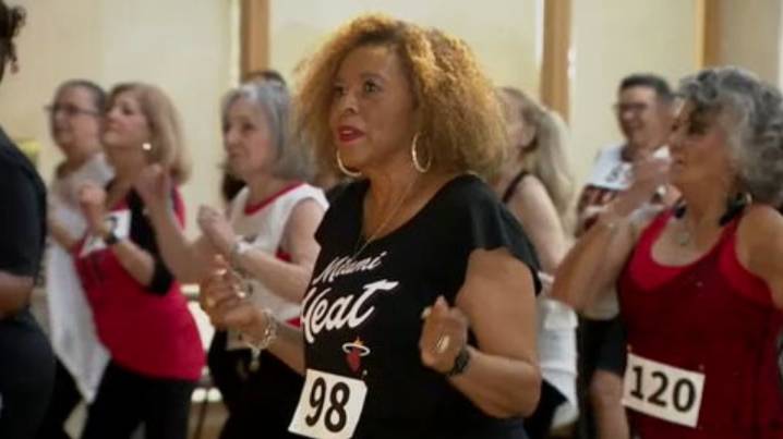 Miami Heat host auditions for their ‘Golden Oldies’ senior dance team in Pembroke Pines