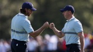Europe's 'Fleetwood Mac' duet make sweet music again at Ryder Cup