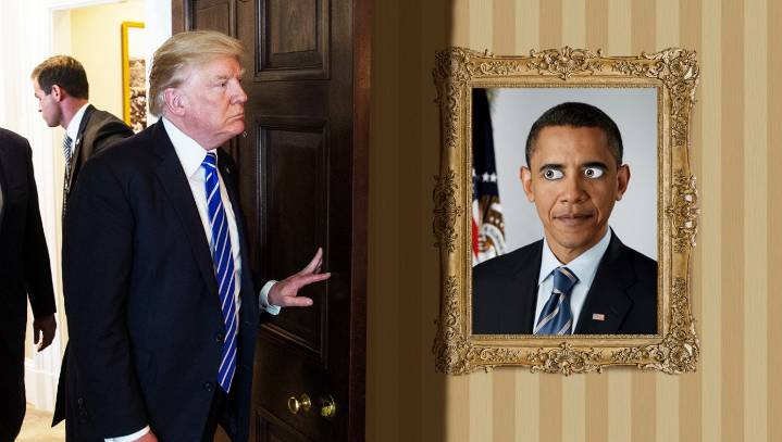 White House Security Concerns Raised As Eyes In Old Obama Portrait Clearly Seen Moving