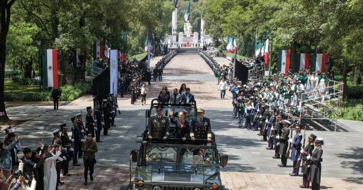 Rosa Icela Rodríguez acompaña a la presidenta Claudia Sheinbaum a la conmemoración de aniversario de la Gesta Heroica de los Niños Héroes