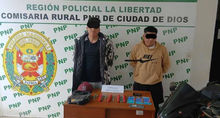 La Libertad: “Los Temibles de la Ciudad de Dios” caen con artefactos explosivos