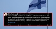 Finlandia respalda iniciativa internacional para la solución de dos Estados en el conflicto palestino