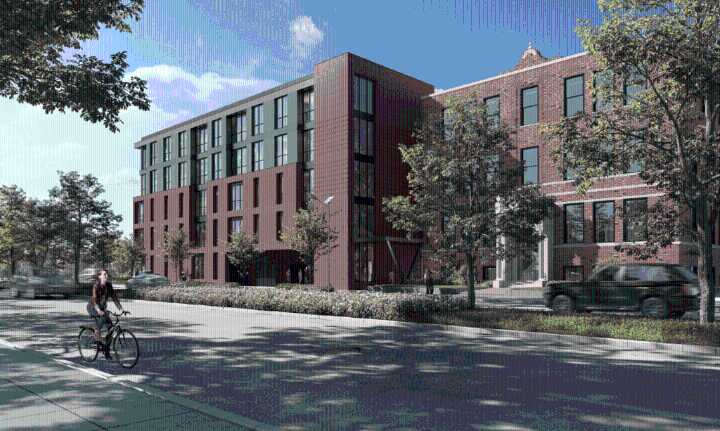 5-Story Apartment Building Coming To Uptown’s Our Lady Of Lourdes School Lot After Plan Changes