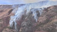 Fire starts above the University of Utah