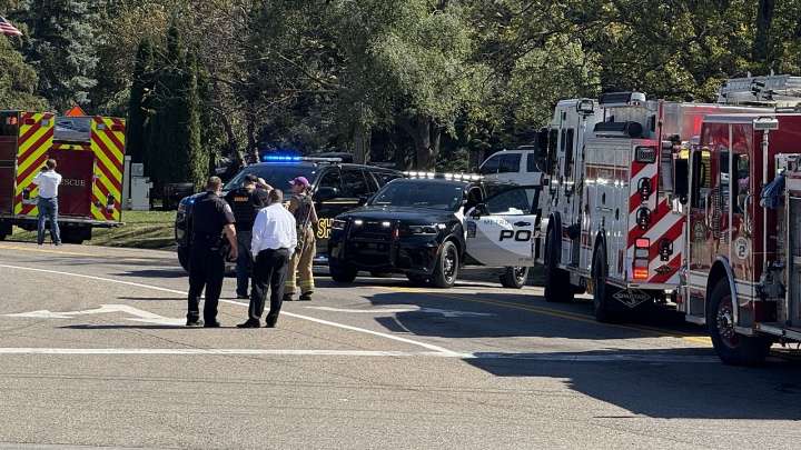 Multiple shooting victims, fire reported at Michigan church