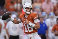 Texas' Sarkisian dismisses question about QB Arch Manning possibly having throwing issues