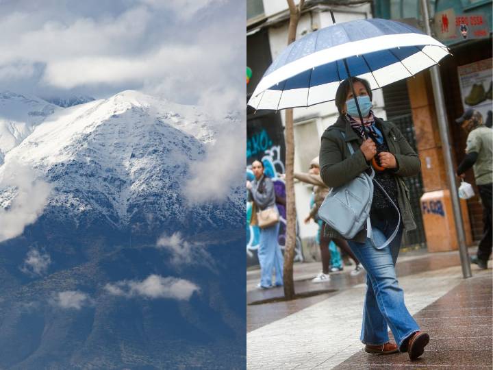 Lluvia y nieve en Santiago para esta semana: ¿Qué día y a qué hora comenzarían las precipitaciones?