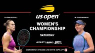 US Open Women’s Championship LIVE on ESPN and ESPN Deportes  Saturday, September 6
