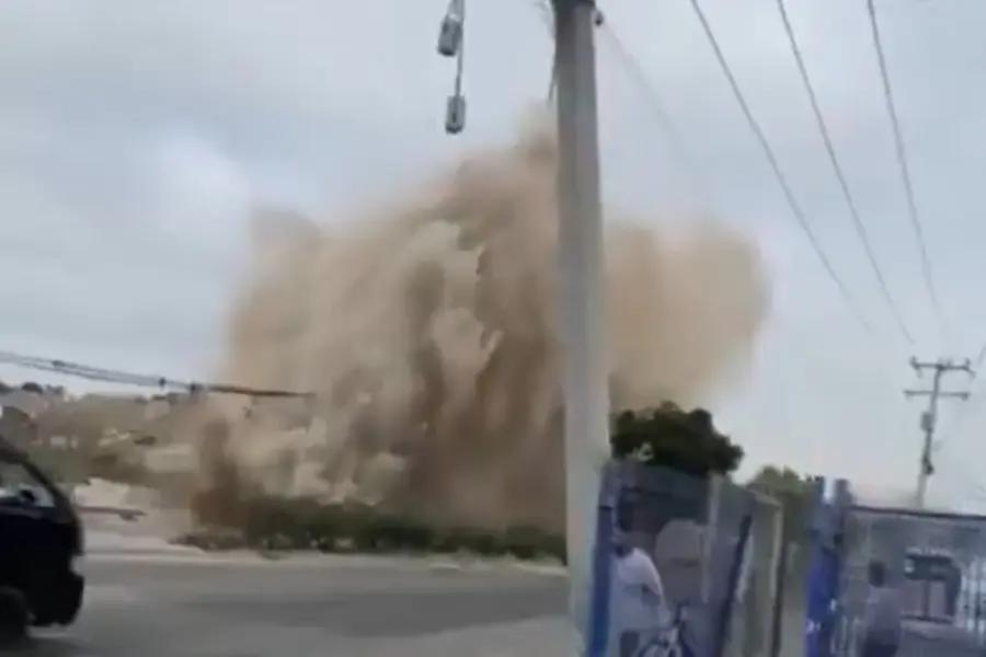 Fuga de agua potable deja sin servicio a miles de habitantes de Tijuana (Video)