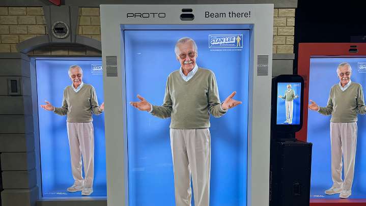 Stan Lee AI Hologram Will Speak With Fans  at L.A. Comic Con