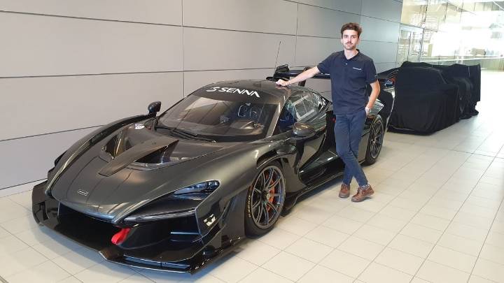 Arnaldo Solórzano, de los ralis gallegos, a la sede de los superdeportivos de McLaren