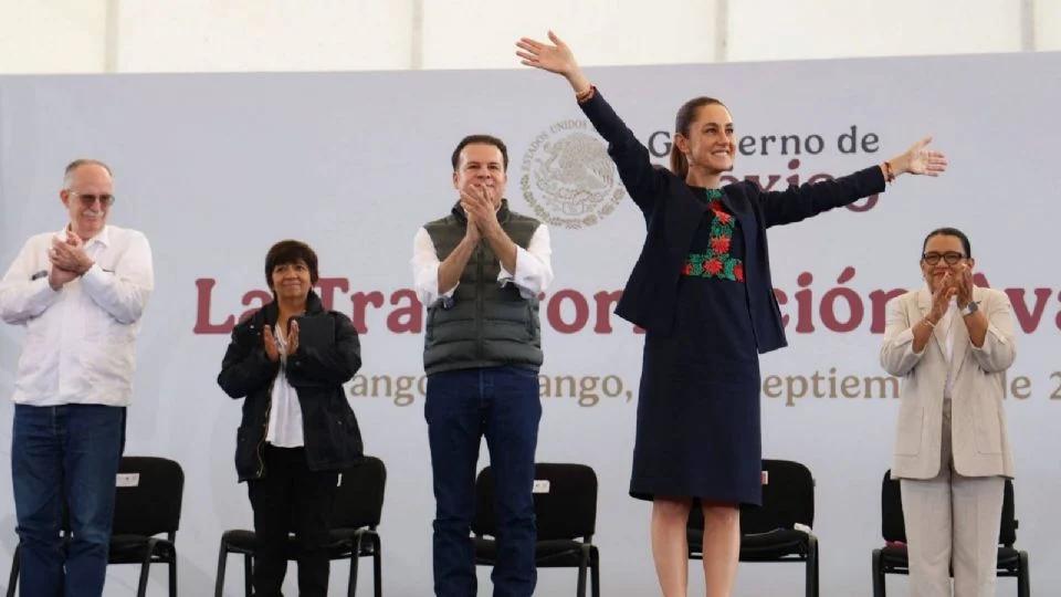 Gobernador priista de Durango se declara “claudista”
