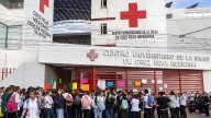 Estudiantes protestan en la Universidad de la Cruz Roja en SLP