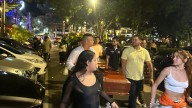 Con un ataúd, comerciantes del Parque del Perro, protestan por controles de tránsito y cierres a la 1:00 a.m. : “Nos están enterrando”