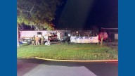 Richland County firefighters battle early morning mobile home fire