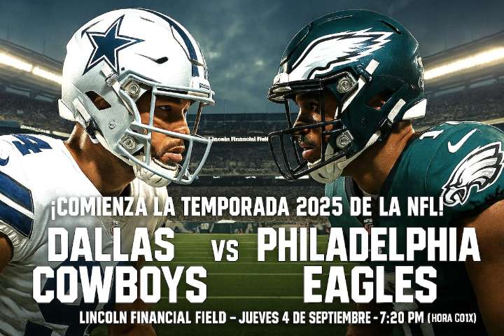 Kick off de la NFL 2025: Hurts defiende el título y Rodgers debuta con Steelers