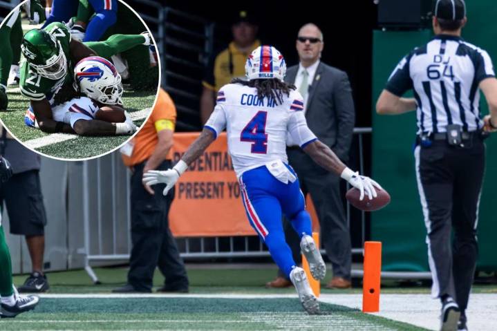 Jets had no answer for James Cook in miserable defensive showing