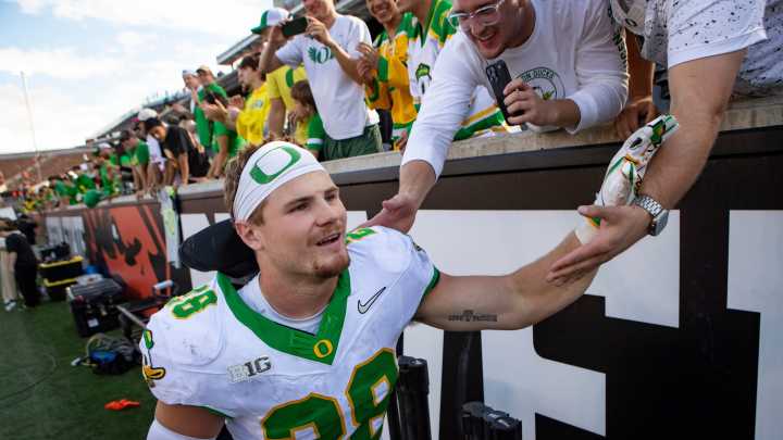 UO's Bryce Boettcher looks forward to last Oregon State rivalry game