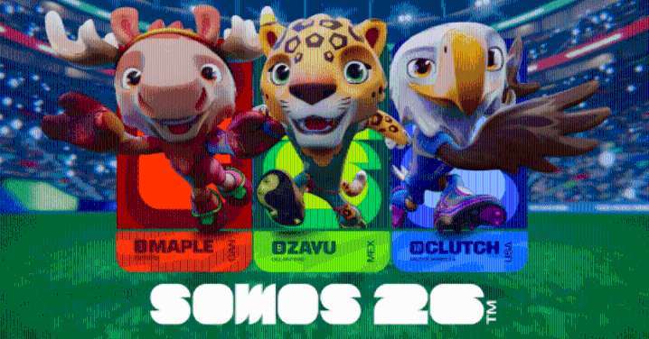 Maple, Clutch y Zayu: FIFA presenta a las flamantes mascotas de la Copa Mundial 2026