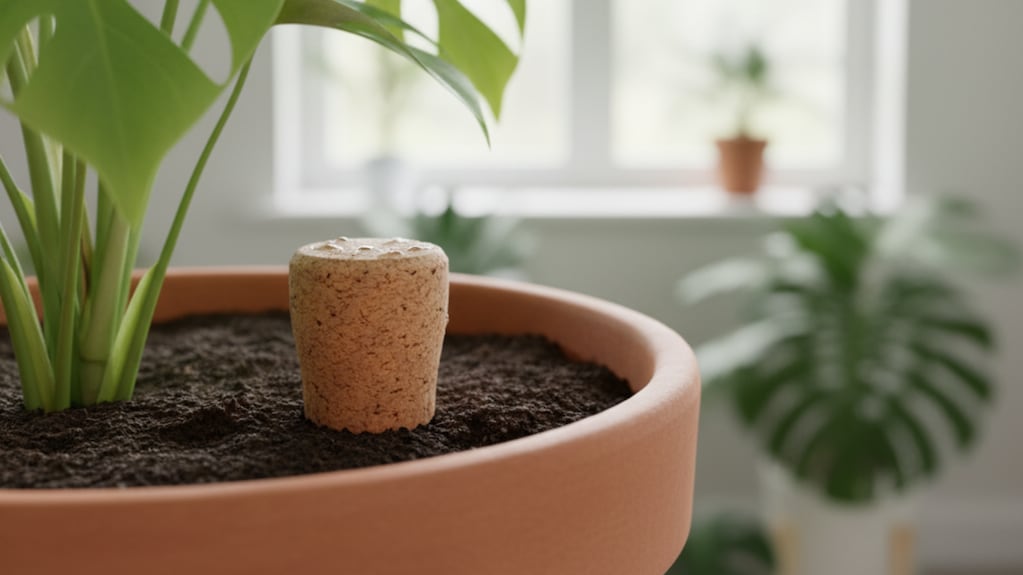 No es por estética: para qué sirve colocar un corcho de vino entre la tierra de las plantas