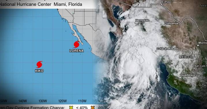 Huracán 'Lorena' amenaza con furia al Pacífico: lluvias torrenciales y alertas en EEUU y México