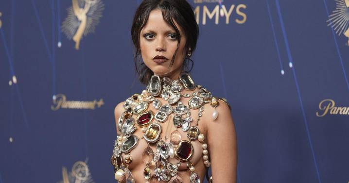 See red carpet photos of stars at the Emmys and standout fashion moments