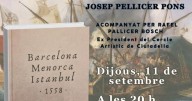 Presentación del libro 'Barcelona · Menorca · Estambul · 1558' en Maó