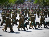 Parada militar cierra actos oficiales por independencia en Chile