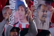 Ovación a Enzo Pérez y homenaje a Bilardo y Sabella en la previa de Estudiantes