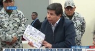 Pedro Castillo en pleno juicio en su contra: “Que el Ministerio Público exhiba las armas que utilicé el 7 de diciembre al menos una pistolita de agua”