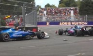 Albon chocó a Colapinto y le arruinó la carrera en Azerbaiyán