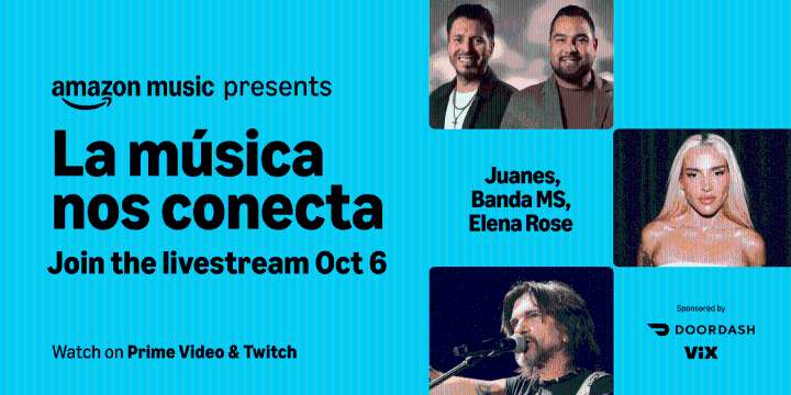 Regresa a Amazon Music para celebrar el poder del pop latino
