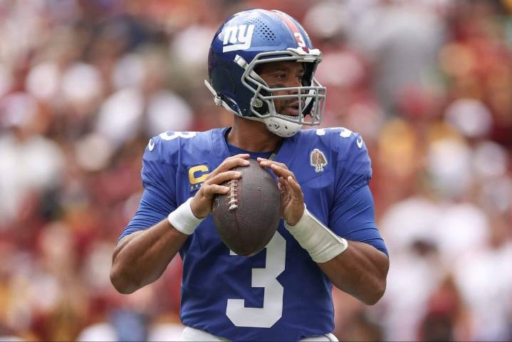 Russell Wilson to remain Giants starter for Week 2