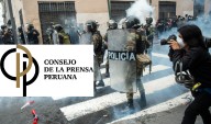 Consejo de la Prensa Peruana condena agresiones de la Policía a periodistas en protestas
