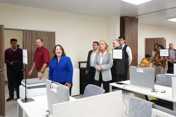 Estados Unidos donó equipamiento y oficializó la entrega del Centro de Operaciones de Emergencia en Neuquén