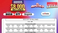 Así cayeron los premios de la lotería de la Cruz Roja y del Huila para el 2 de septiembre