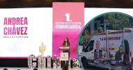 ¿Qué pasó en el informe de Andrea Chávez en Chihuahua con las lonas de “La Barredora”?