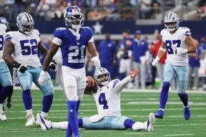 NFL Cowboys top Giants in overtime while Lions maul Bears
