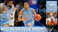 UNC's ACC SCHEDULE DROP! No more EARLY DECEMBER ACC Game | Tar Heels Face GRUELING Road Tests Early