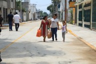 Brisas del Carrizal estrena calles con concreto hidráulico en Nacajuca