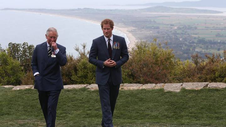 Reunited at last? Prince Harry and King Charles meet for a private tea as the pair come together for the first time in 19 months