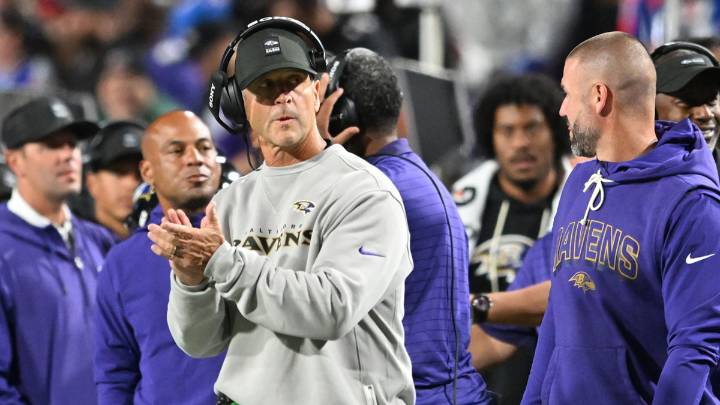 Ravens’ John Harbaugh doubles down on 4th-down punt decision vs. Bills