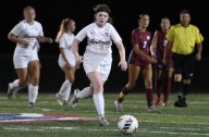 Andrean's Maeve Bouton returns to field after spinal fusion