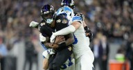 Ravens pushed around, Jackson chased down in humbling 38