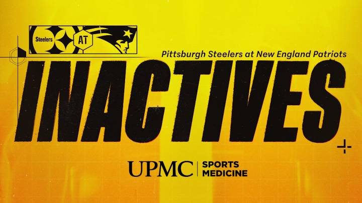 Steelers inactives for Week 3 at Patriots