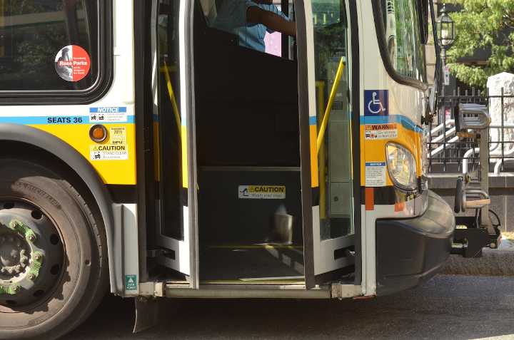 Transit Police asking for help ID’ing woman accused of shoving older person off bus
