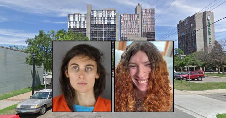 Woman pulled out lawn chair and sat down in median after crashing car with dead ex inside
