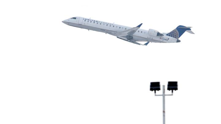 United Express plane skids off runway at Virginia airport, police say