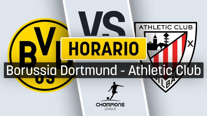 Borussia Dortmund - Athletic Club: horario y dónde ver el partido de Champions League en directo gratis por televisión