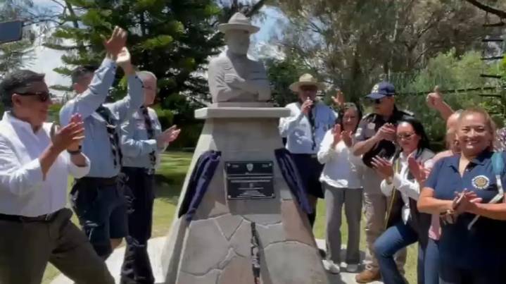 Villa Scout XXXII celebra 40 años con develación de placa en Puebla
